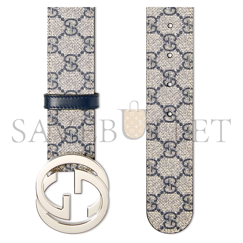 GUCCI GG SUPREME BELT WITH G BUCKLE 411924